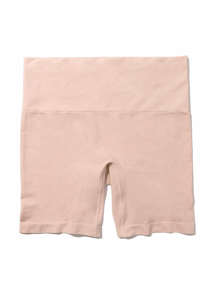 Chai HANKY PANKY BODY™ High Rise Bike Short - Flat Lay Front, Seamless High Waisted Bike Short | Hanky Panky