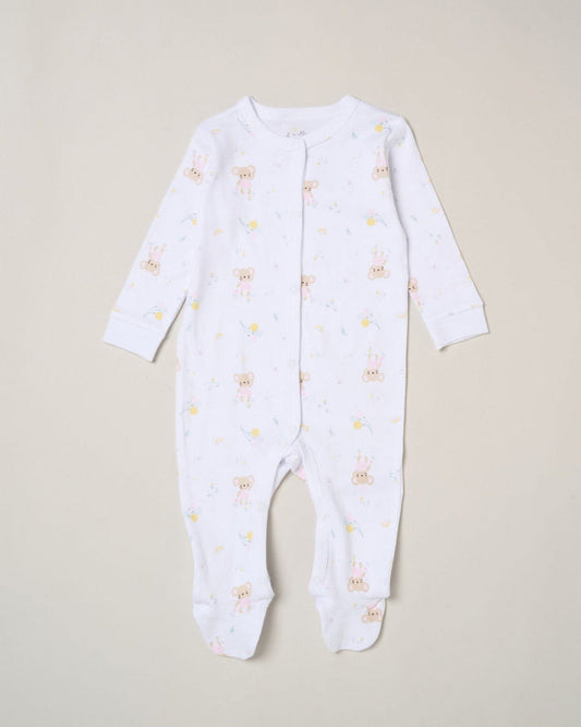 "Hello Baby" Mouse and Balloon 5 Piece Layette Gift Set - 3 sizes. Set Rock a Bye Baby