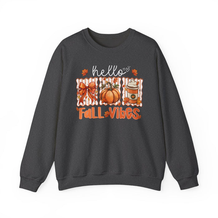 Hello Fall Vibes Sweatshirt - funny sweatshirt by Cheeky Business