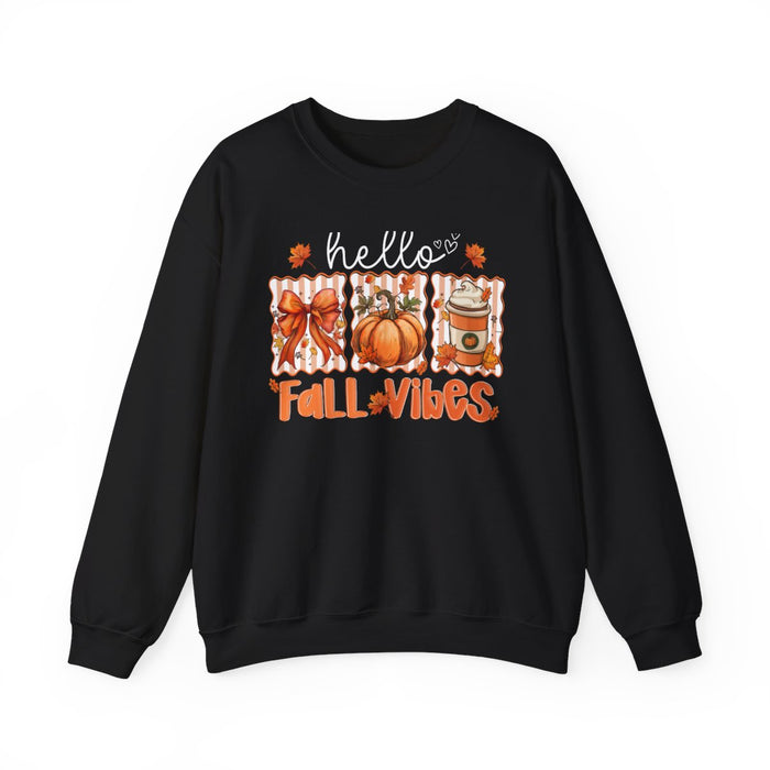 Hello Fall Vibes Sweatshirt - funny sweatshirt by Cheeky Business