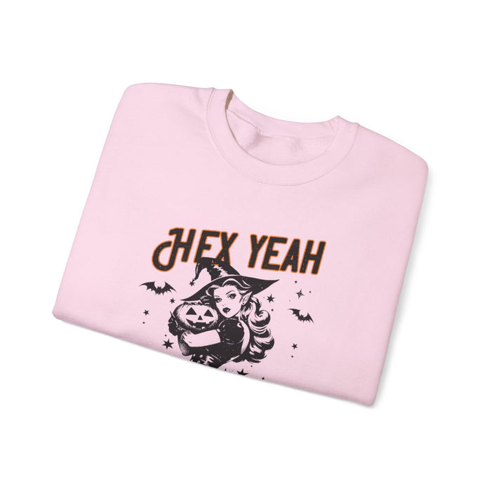Hex Yeah Witches Halloween Sweatshirt - funny sweatshirt by Cheeky Business