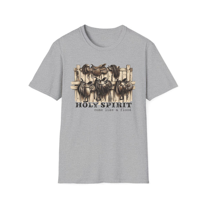 Holy Spirit Come Like a Flood T-Shirt - funny t-shirt by Cheeky Business