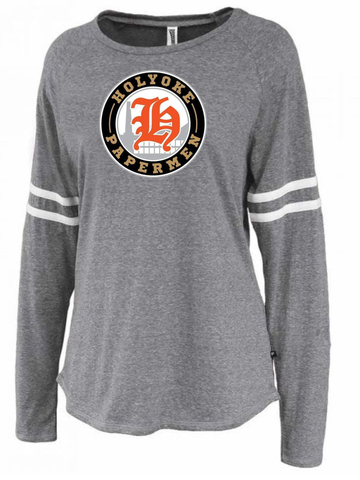 Holyoke Papermen Striped Womans Long Sleeve