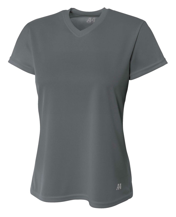 Holyoke Papermen WOMEN'S SHORT SLEEVE V-NECK BIRDS EYE MESH TEE