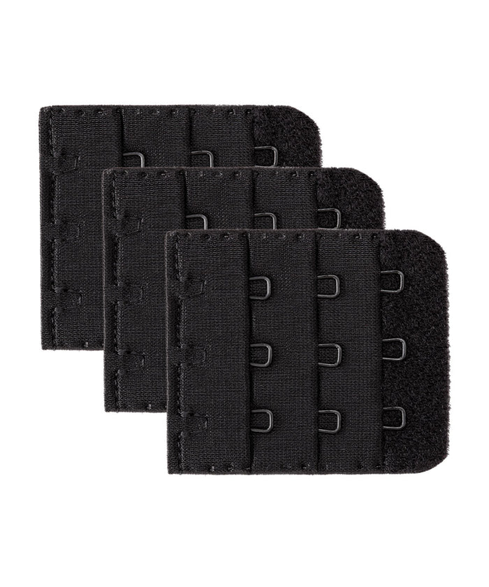 Hook-and-Eye Bra Extenders - 3 Hooks x 3 Rows 45mm