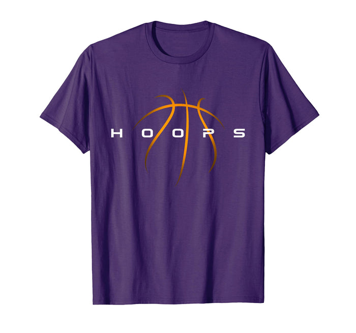 Hoops Basketball Coach Graphic T-Shirt