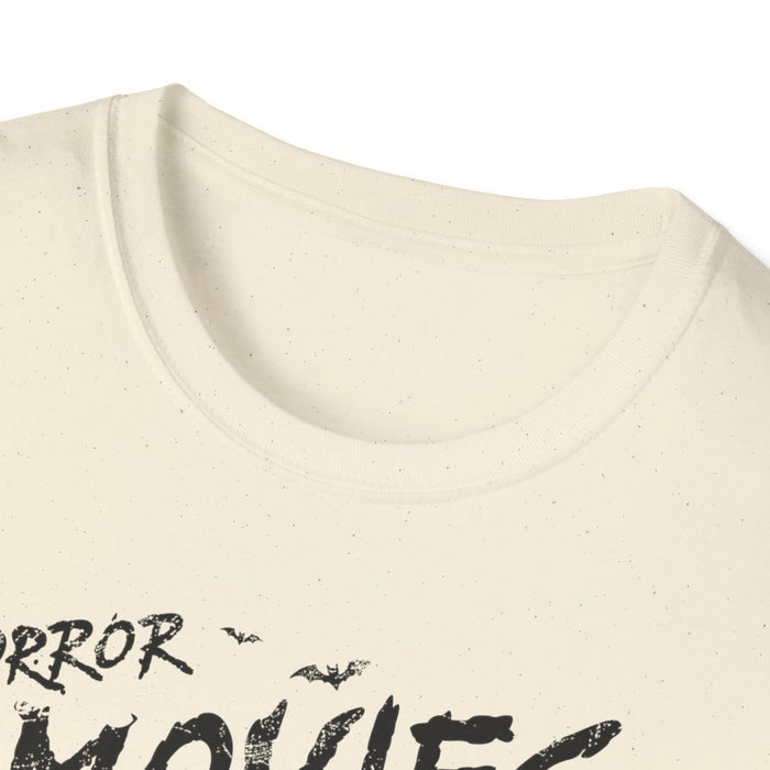 Horror Movies and Chill Graphic T-Shirt - funny t-shirt by Cheeky Business