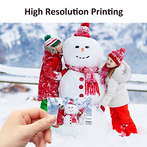 HPRT MT53 photo paper 2X3', Compatible with all Zink photo printers, Sticker white paper