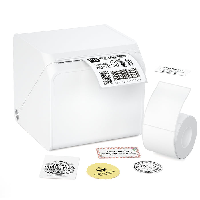 HPRT T260LR  Bluetooth Portable Thermal Label Maker with 1 Roll Sticker Paper