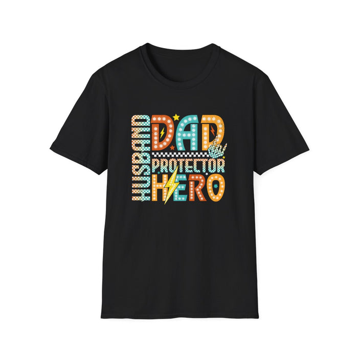 Husband Dad Protector Hero T-Shirt - funny t-shirt by Cheeky Business