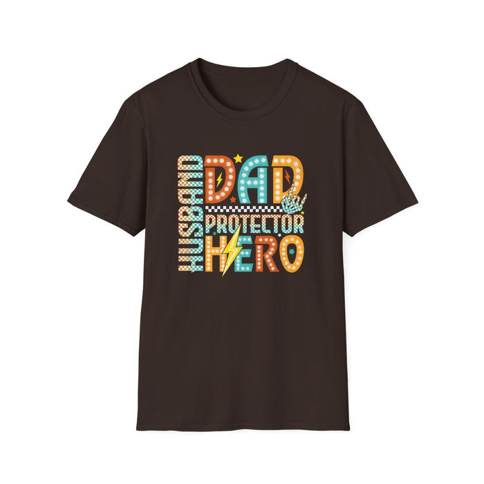 Husband Dad Protector Hero T-Shirt - funny t-shirt by Cheeky Business