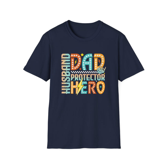 Husband Dad Protector Hero T-Shirt - funny t-shirt by Cheeky Business