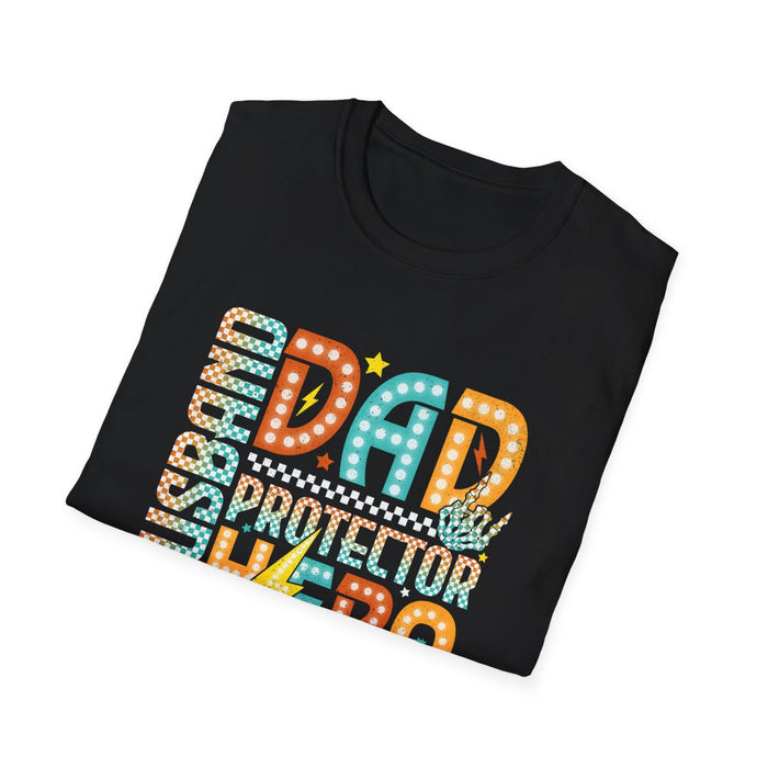 Husband Dad Protector Hero T-Shirt - funny t-shirt by Cheeky Business