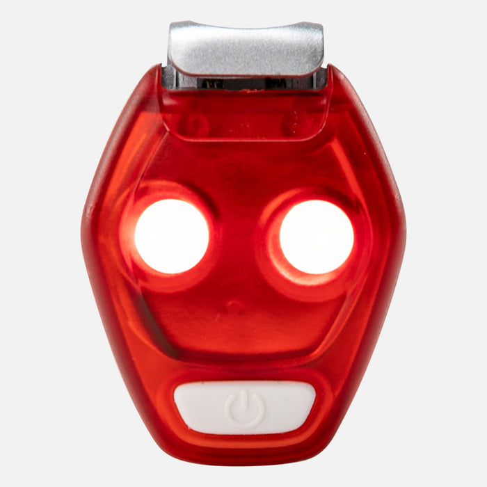 color:White/Red||view:SKU Image On Body||index:5||seo:color:White/Red||view:SKU Image On Body||index:3||seo:Nathan HyperBrite Mini 2 (2-Pack) - White/Red - Front View of Red HyperBrite Light