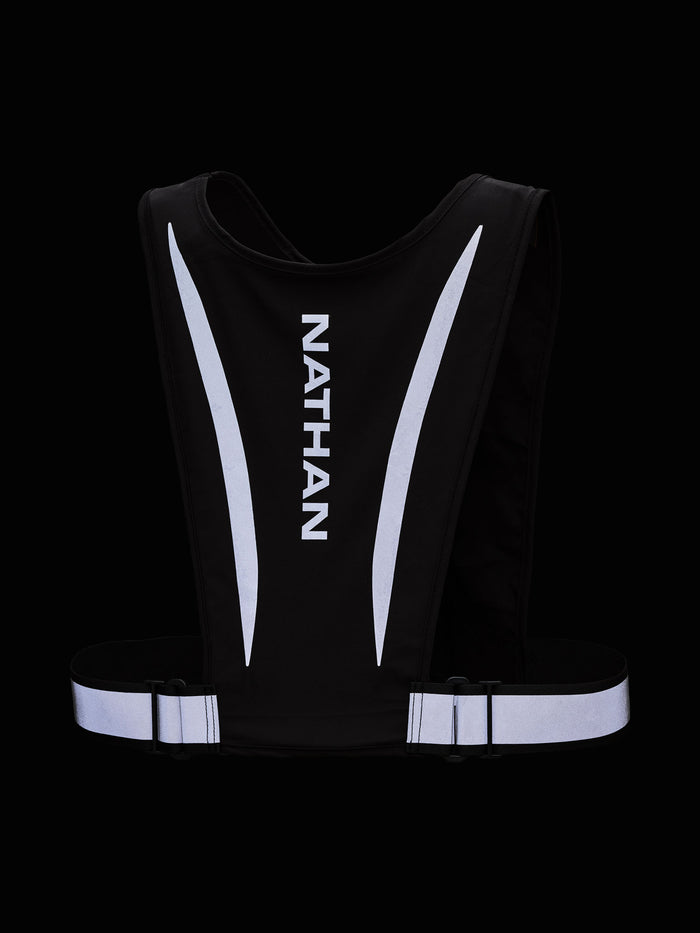 color:Black||seo:Nathan Hypernight Reflective Stash Vest – Black – Back Reflective View