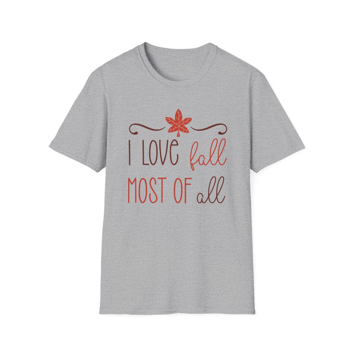 I Love Fall Most Of All T-Shirt - funny t-shirt by Cheeky Business