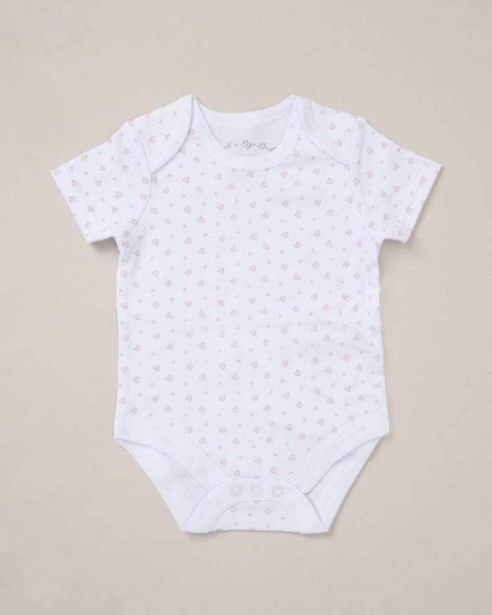 "I Love You" Rabbit design 5 Piece Layette Gift Set - 3 sizes. Set Rock a Bye Baby