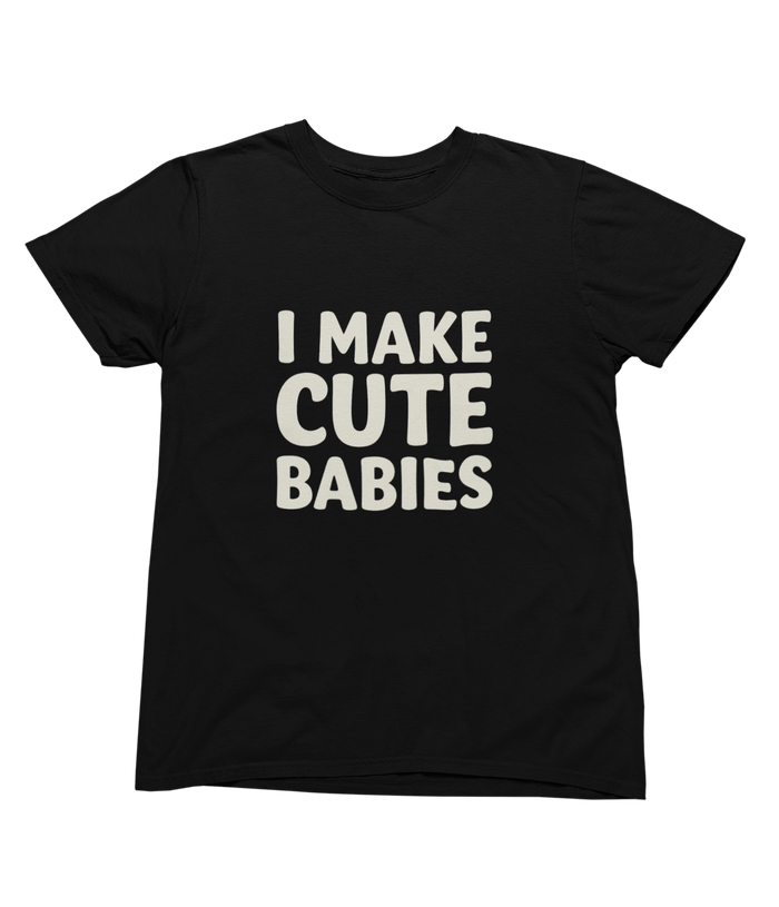 i make cute babies matching shirt & onesie set baby outfit alternate colour product image