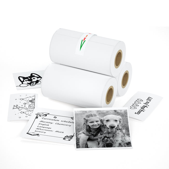 iDPRT Mini Thermal Sticker Paper - 3 Rolls (57x25mm) for S1