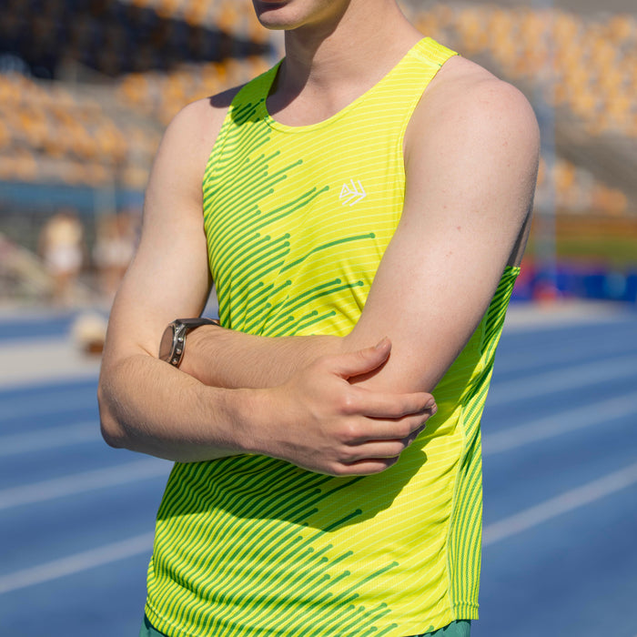 boys running singlet