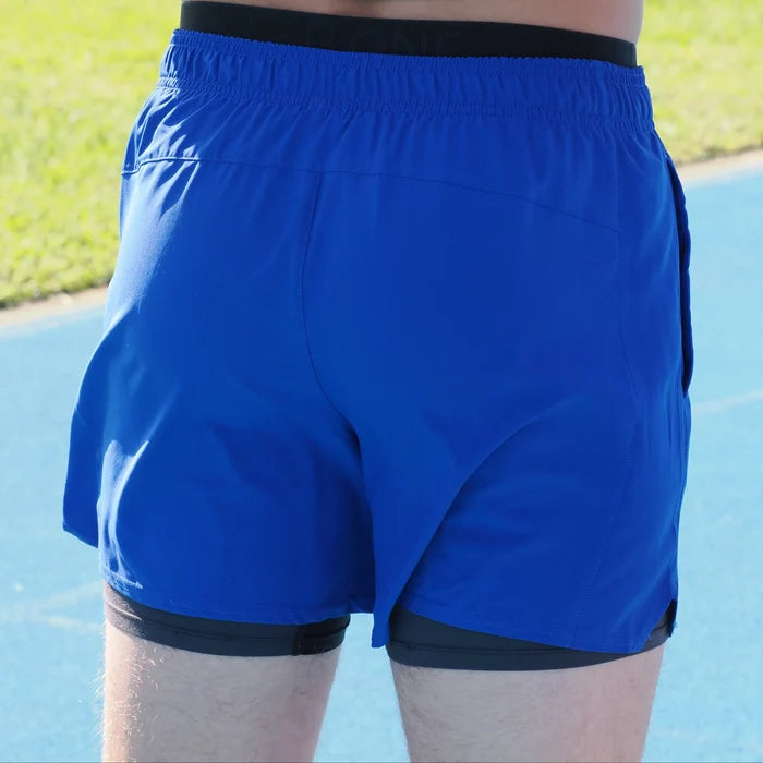 IMPI Boys Running Short - Cobalt