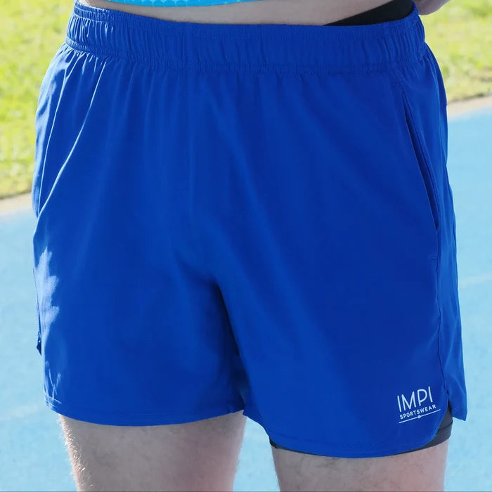 IMPI Boys Running Short - Cobalt