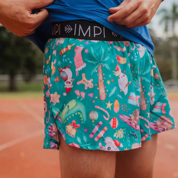 IMPI Boys Splittie Running Short - Xmas Fun