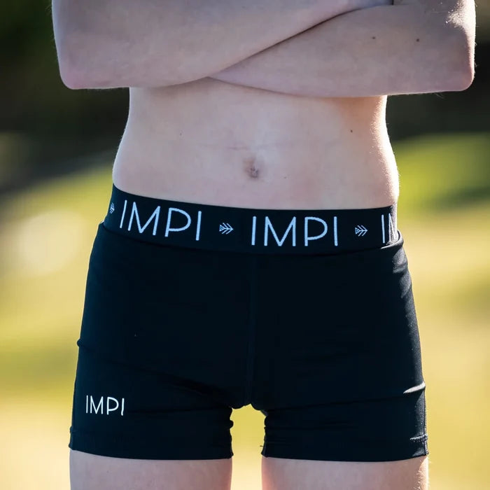 girls black bike shorts