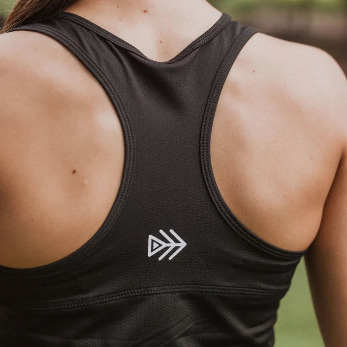 IMPI Fitted Running Singlet -  Black