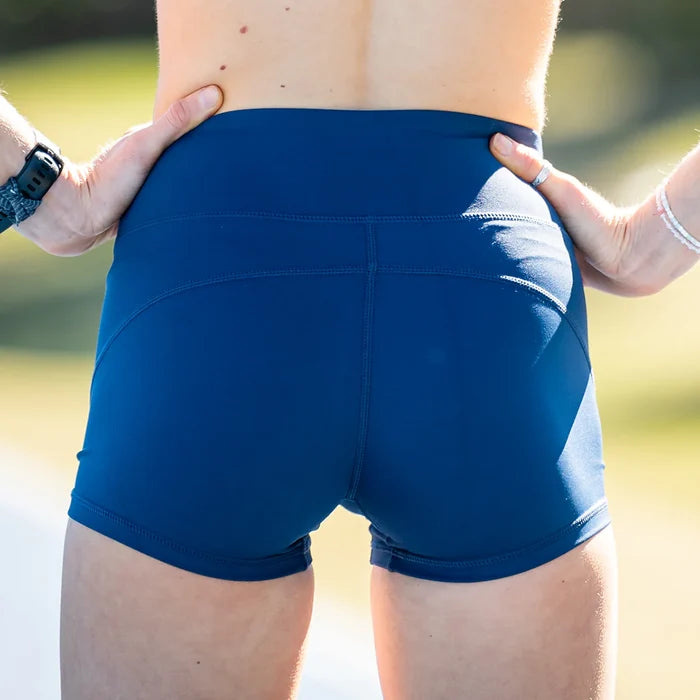 IMPI High Waist Bike Shorts - Navy