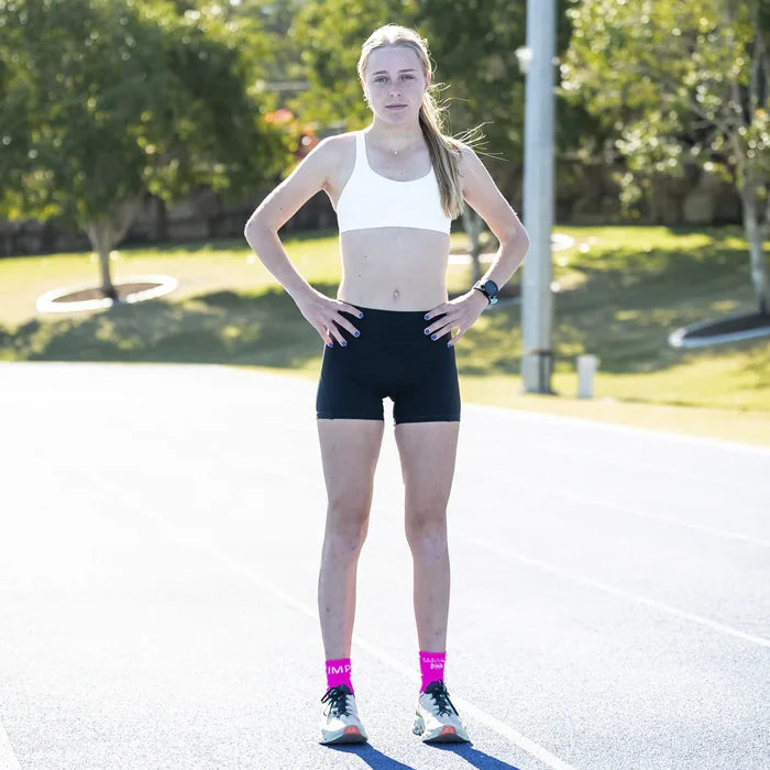 girls black bike shorts