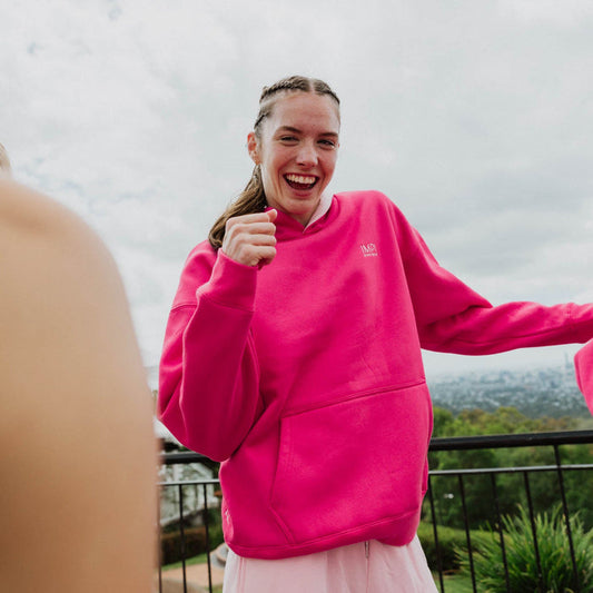 barbie pink hoodie
