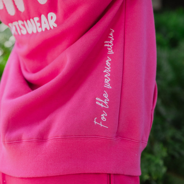 barbie pink tracksuit top