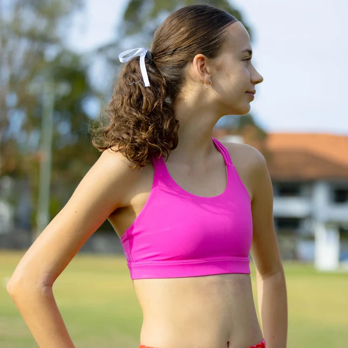 IMPI Running 6 Strap Bra Top - Hot Pink