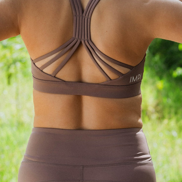 brown sports bra