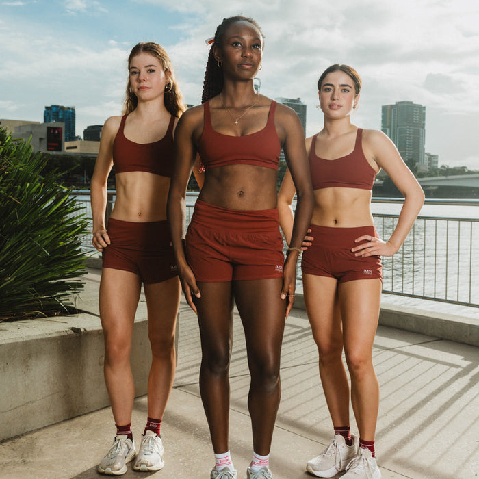 IMPI Running Shorts - Rust