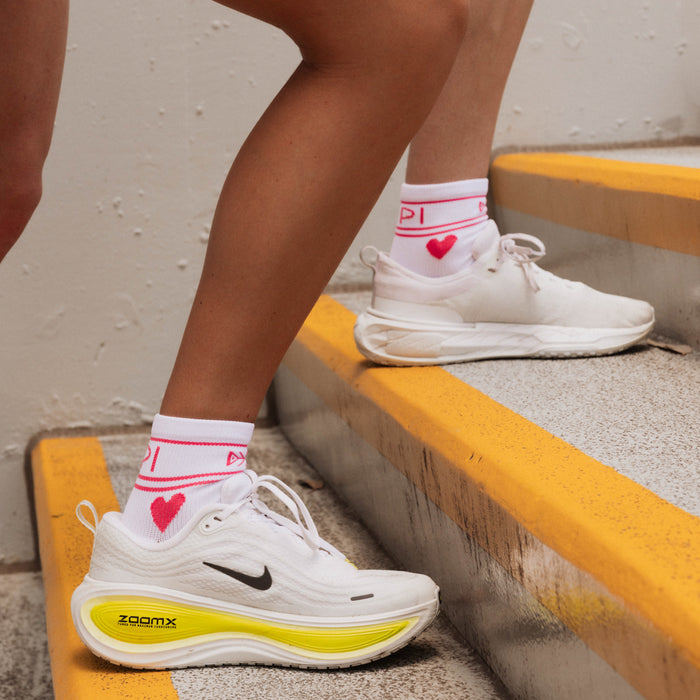 white crew socks