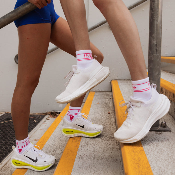 white crew socks