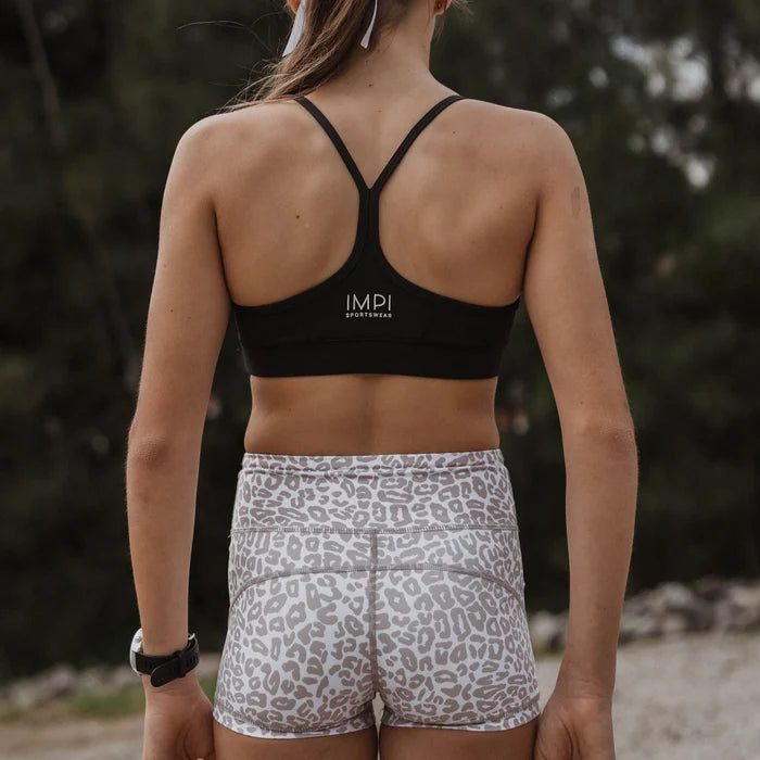 black sports bra