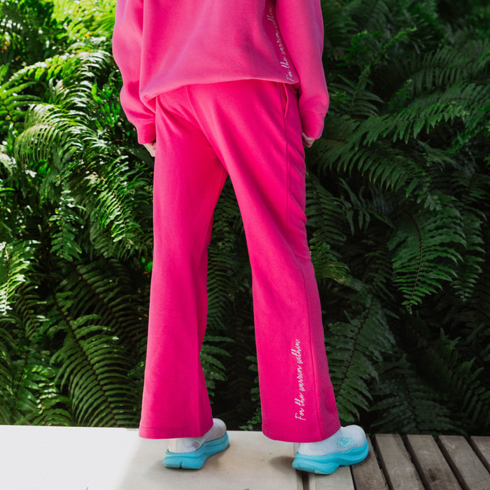 barbie pink tracksuit pants