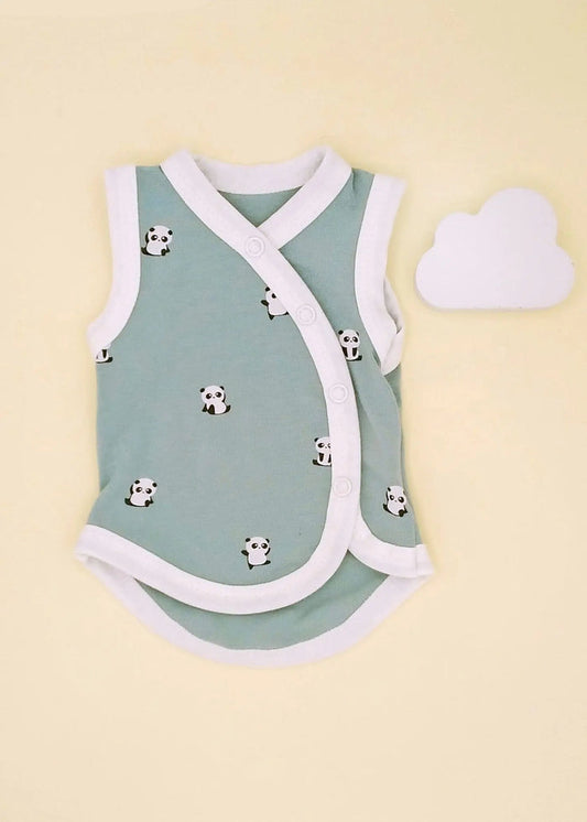 Incubator Vest, Panda Cuddles Bodysuit / Vest Tiny & Small