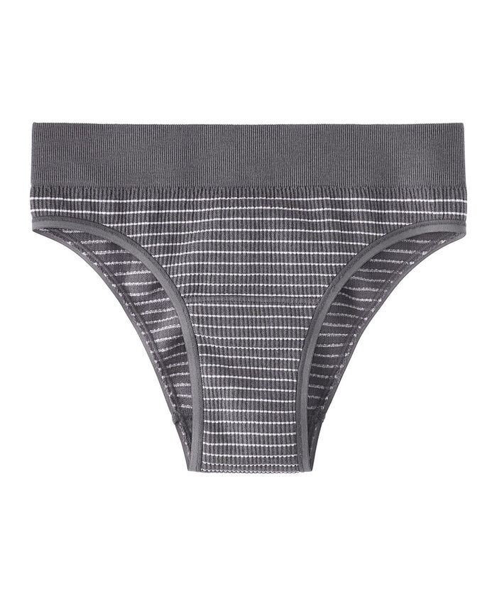 Jacquard Stripe Cotton-Blend Cheeky