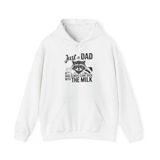 Just a Dad Who Came Back With the Milk Hoodie | Funny Dad Gift | Sizes S-5XL - funny hoodie by Cheeky Business