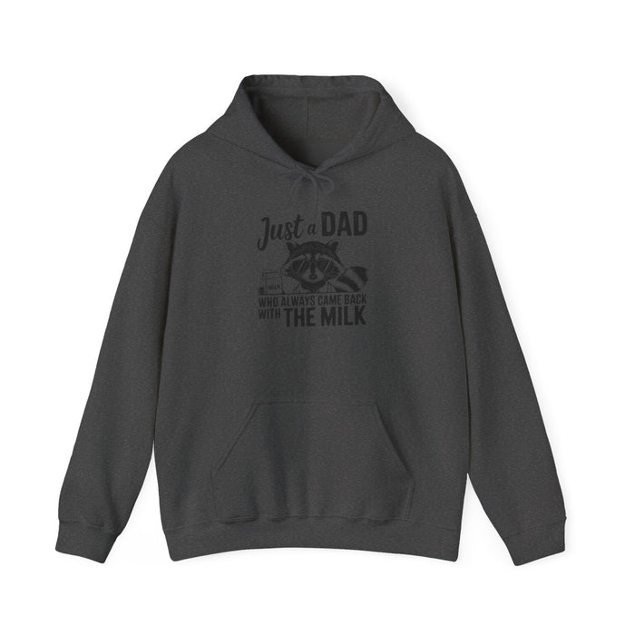 Just a Dad Who Came Back With the Milk Hoodie | Funny Dad Gift | Sizes S-5XL - funny hoodie by Cheeky Business