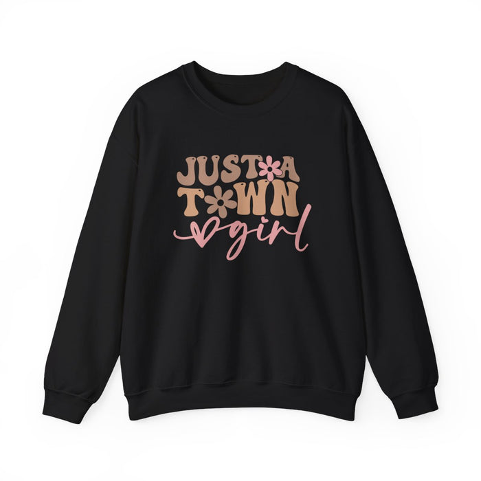 Just A Town Girl Western Sweatshirt - funny sweatshirt by Cheeky Business