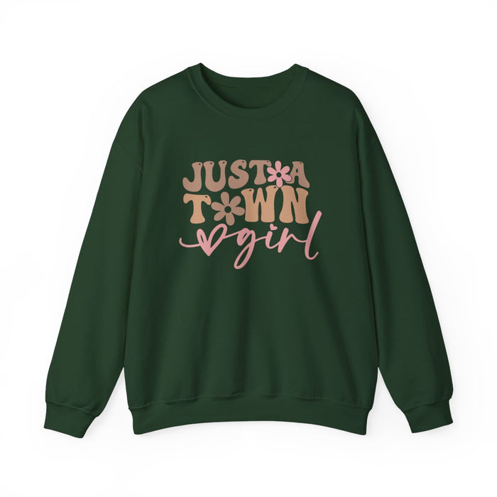 Just A Town Girl Western Sweatshirt - funny sweatshirt by Cheeky Business