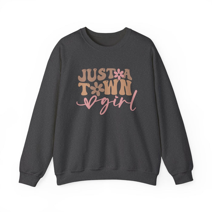 Just A Town Girl Western Sweatshirt - funny sweatshirt by Cheeky Business