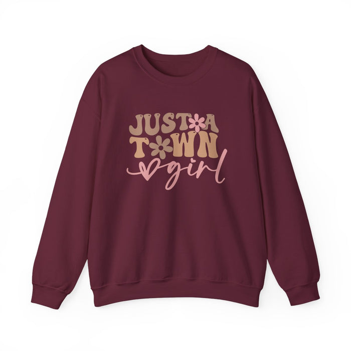 Just A Town Girl Western Sweatshirt - funny sweatshirt by Cheeky Business
