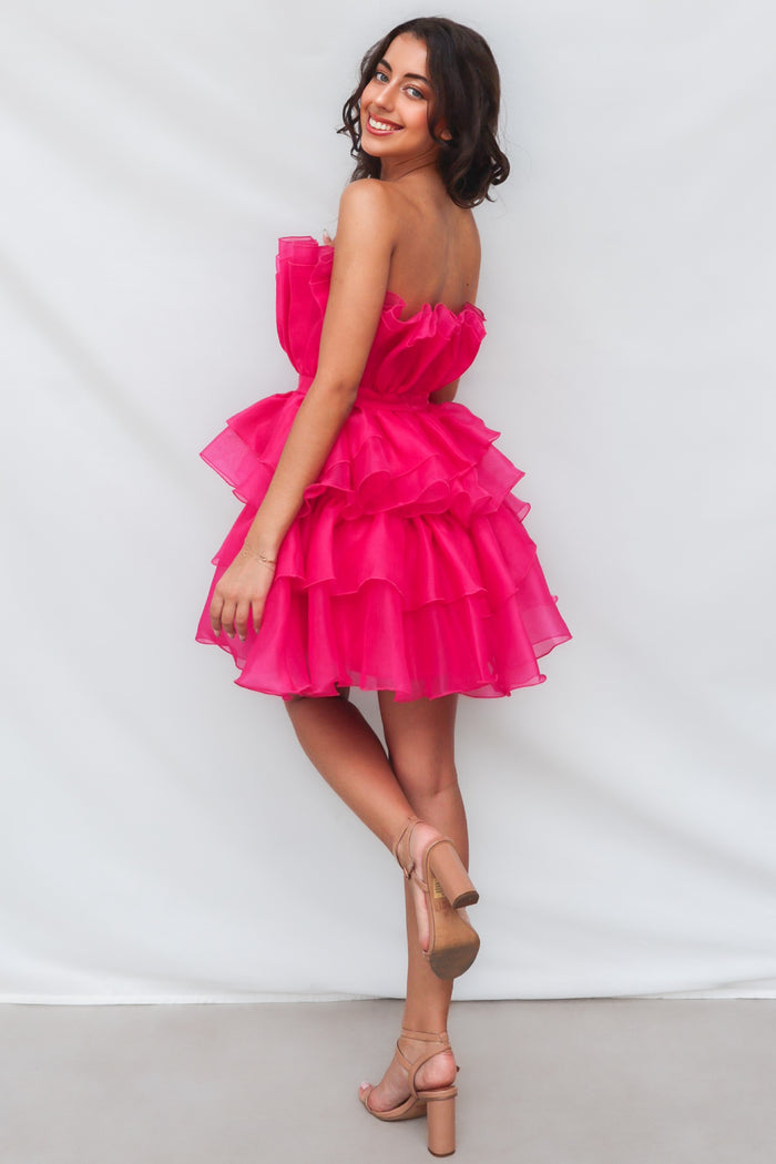 Kai Mini Dress - Pink - Runway Goddess