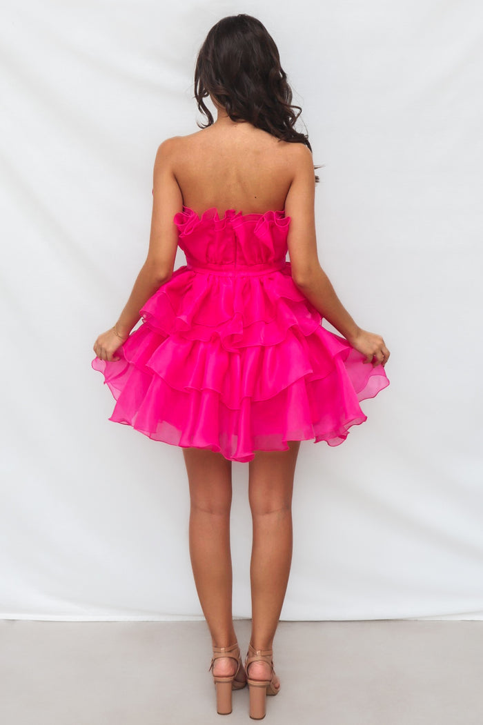 Kai Mini Dress - Pink - Runway Goddess